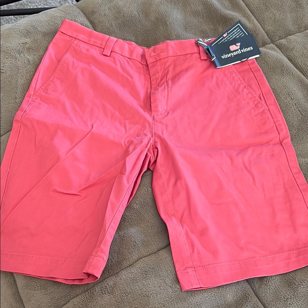 Vineyard Vines Pink Flat Front Shorts